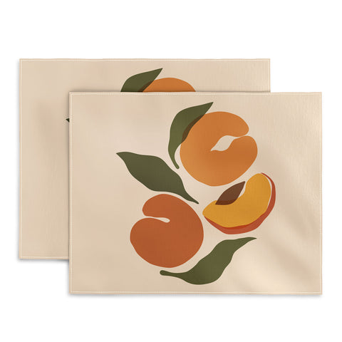 Cuss Yeah Designs Yellow Peaches Placemat