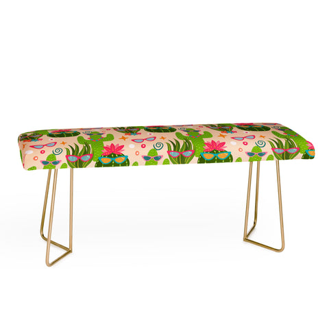 Cynthia Haller Cactus fiesta Bench