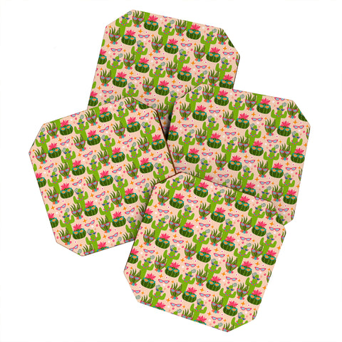 Cynthia Haller Cactus fiesta Coaster Set