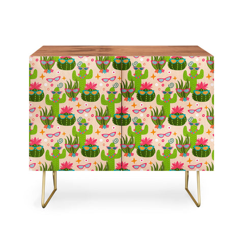 Cynthia Haller Cactus fiesta Credenza