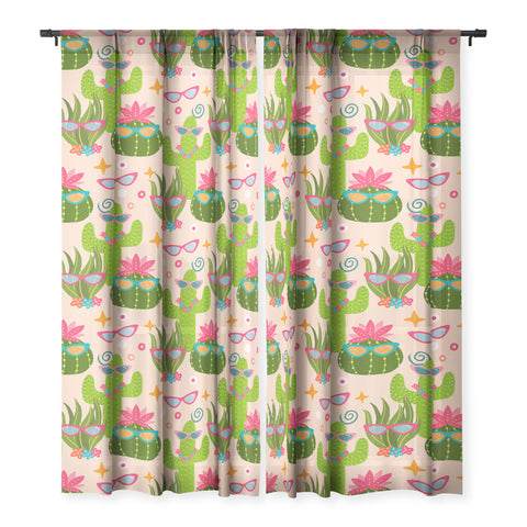 Cynthia Haller Cactus fiesta Sheer Non Repeat