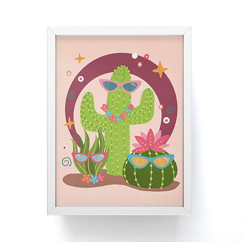 Cynthia Haller Cactus fiesta Framed Mini Art Print