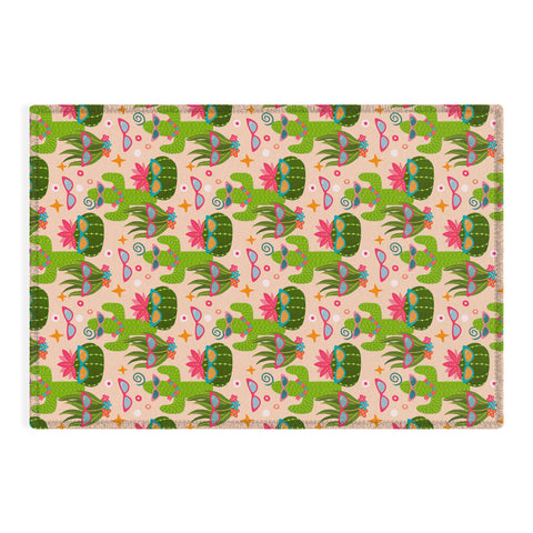 Cynthia Haller Cactus fiesta Outdoor Rug