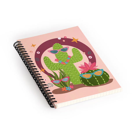 Cynthia Haller Cactus fiesta Spiral Notebook