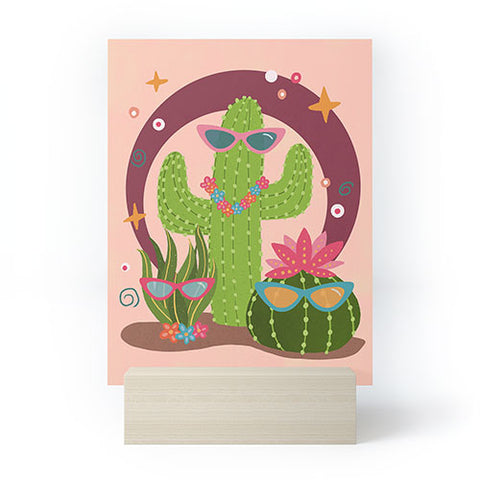 Cynthia Haller Cactus fiesta Mini Art Print