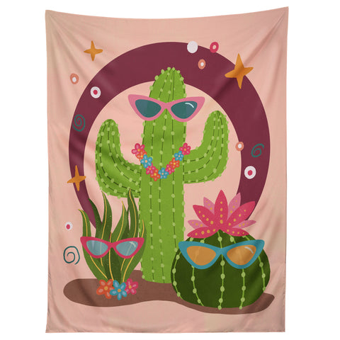 Cynthia Haller Cactus fiesta Tapestry