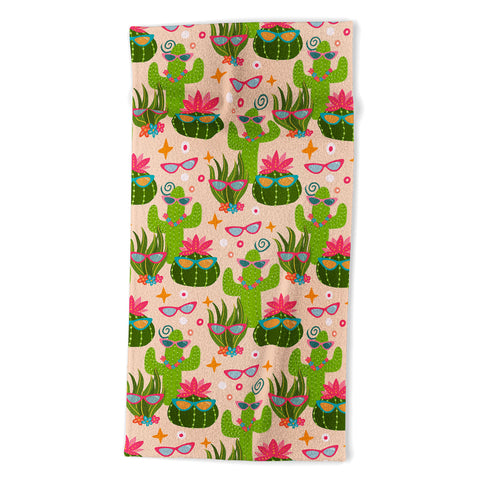 Cynthia Haller Cactus fiesta Beach Towel
