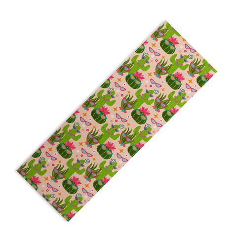 Cynthia Haller Cactus fiesta Yoga Mat