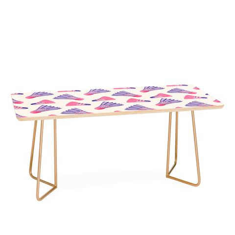 Cynthia Haller Pink and purple badminton Coffee Table