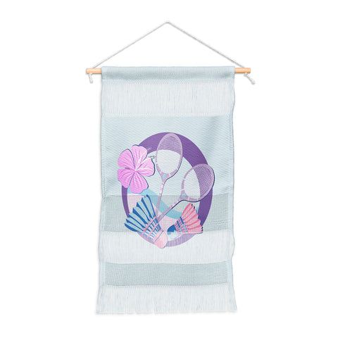 Cynthia Haller Tropical badminton badge Wall Hanging Portrait