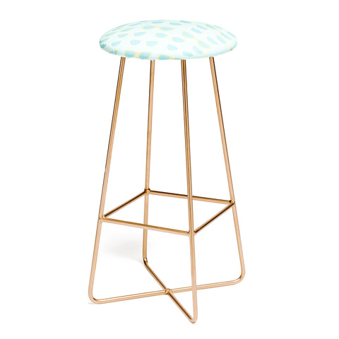 Cynthia Haller Yellow and blue retro sunglass Bar Stool
