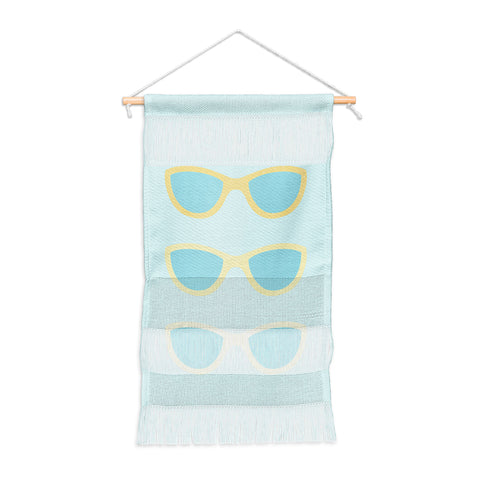 Cynthia Haller Yellow and blue retro sunglass Wall Hanging Portrait