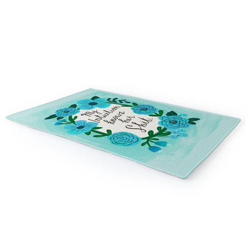 CynthiaF My Intuition Knows her Shit Area Rug