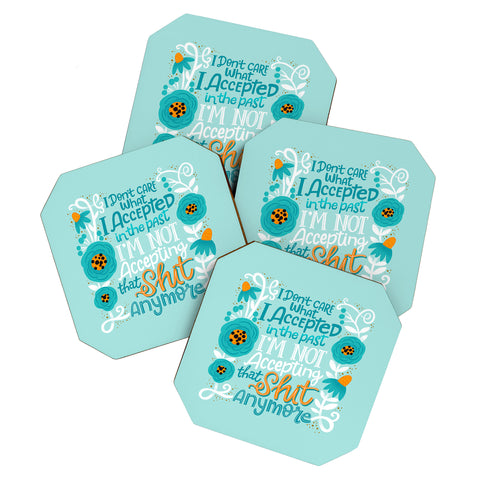 CynthiaF Not Accepting Shit Coaster Set