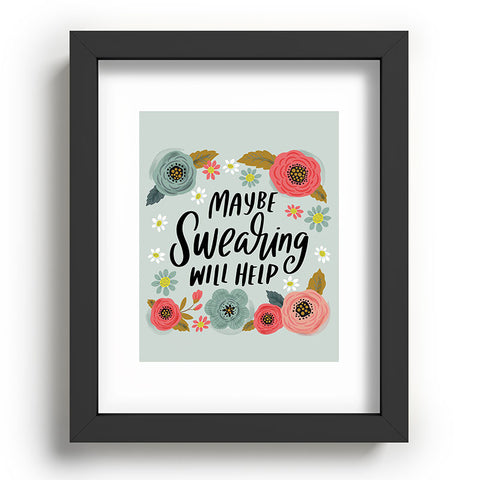 CynthiaF Pretty NotSoSwery Maybe Recessed Framing Rectangle