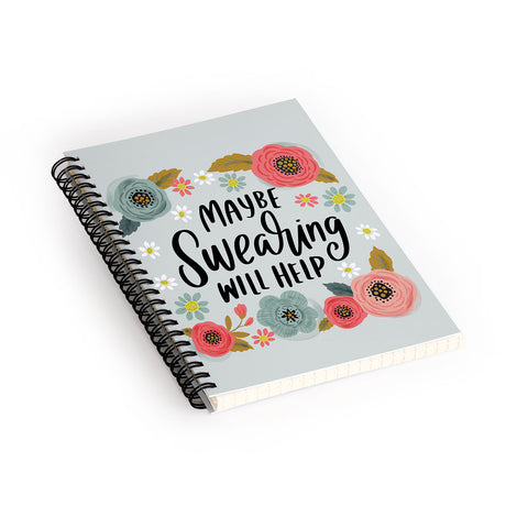 CynthiaF Pretty NotSoSwery Maybe Spiral Notebook