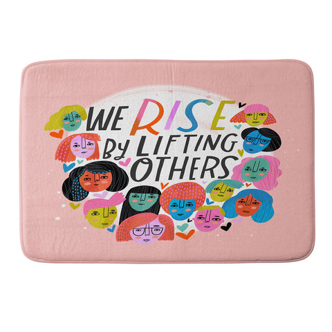 CynthiaF We Rise by Lifting Others Memory Foam Bath Mat