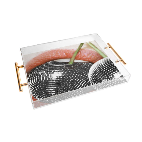 Dagmar Pels BITE me Disco Cherry Lips Acrylic Tray