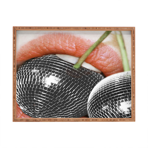 Dagmar Pels BITE me Disco Cherry Lips Rectangular Tray
