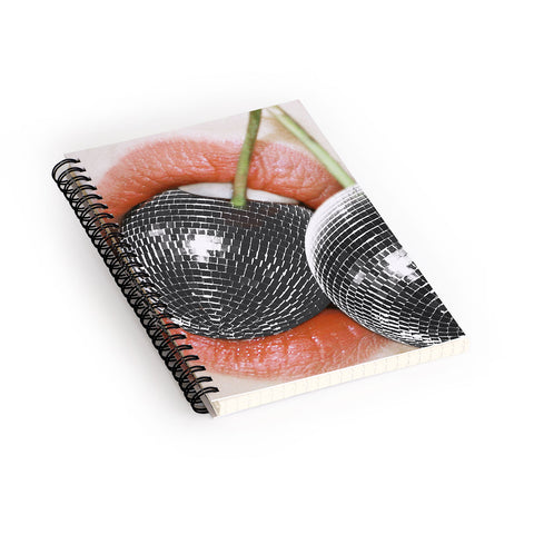 Dagmar Pels BITE me Disco Cherry Lips Spiral Notebook