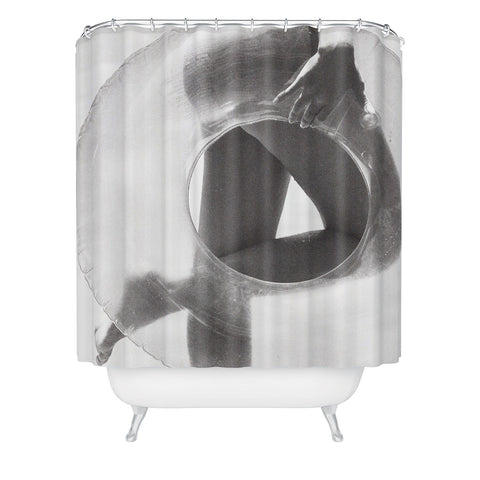 Dagmar Pels Black and White Film Photography Shower Curtain