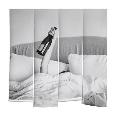 Dagmar Pels Champagne In Bed Black And White Wall Mural