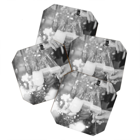 Dagmar Pels Cheers New Years Eve Party Coaster Set