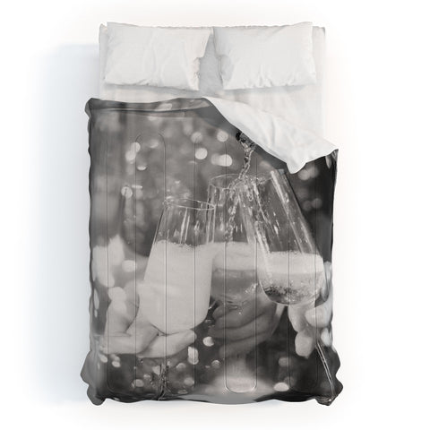Dagmar Pels Cheers New Years Eve Party Comforter