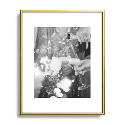Dagmar Pels Cheers New Years Eve Party Metal Framed Art Print