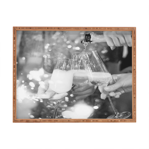 Dagmar Pels Cheers New Years Eve Party Rectangular Tray