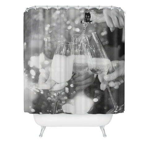 Dagmar Pels Cheers New Years Eve Party Shower Curtain