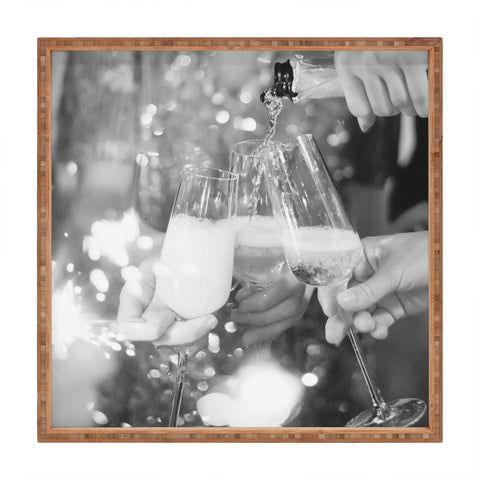 Dagmar Pels Cheers New Years Eve Party Square Tray