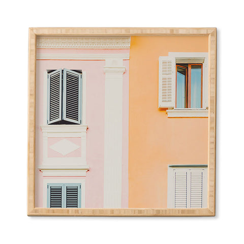 Dagmar Pels Colorful Mediterranean Building Framed Wall Art