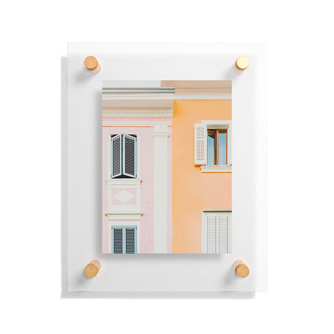 Dagmar Pels Colorful Mediterranean Building Floating Acrylic Print