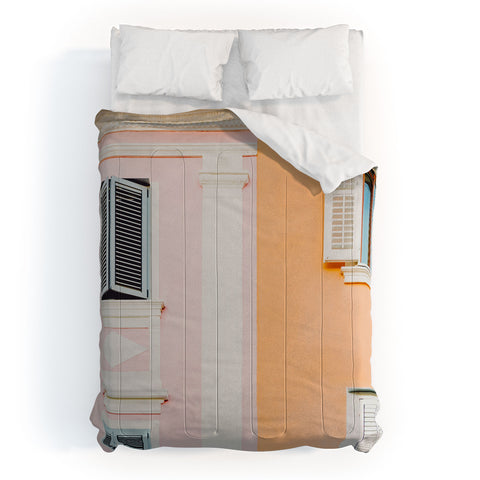 Dagmar Pels Colorful Mediterranean Building Comforter