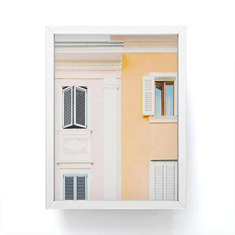 Dagmar Pels Colorful Mediterranean Building Framed Mini Art Print
