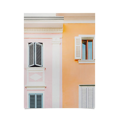 Dagmar Pels Colorful Mediterranean Building Poster