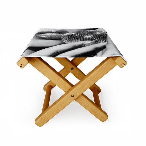 Dagmar Pels Disco Ball Spark Joy Female Folding Stool