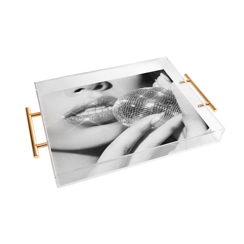Dagmar Pels Disco Ball Spark Joy Female Acrylic Tray