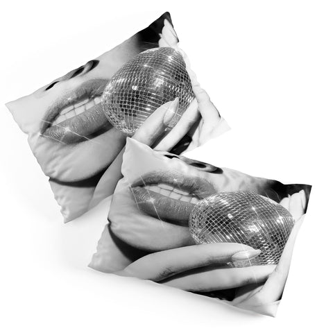 Dagmar Pels Disco Ball Spark Joy Female Pillow Shams