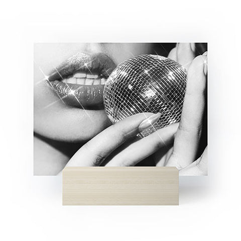 Dagmar Pels Disco Ball Spark Joy Female Mini Art Print