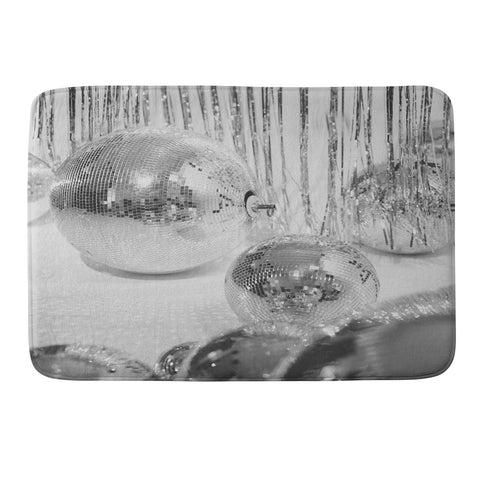 Dagmar Pels Disco Balls Glitter Party Memory Foam Bath Mat