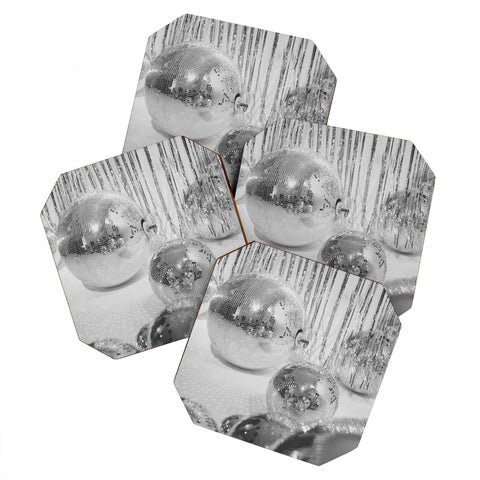 Dagmar Pels Disco Balls Glitter Party Coaster Set