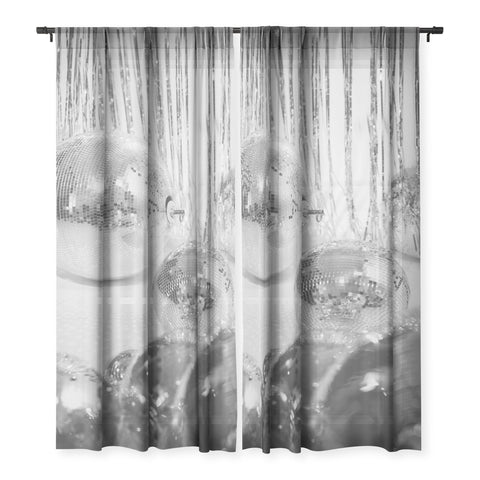 Dagmar Pels Disco Balls Glitter Party Sheer Non Repeat