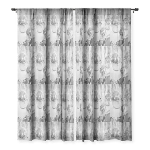Dagmar Pels Disco Balls Glitter Party Sheer Window Curtain