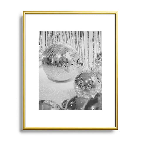 Dagmar Pels Disco Balls Glitter Party Metal Framed Art Print