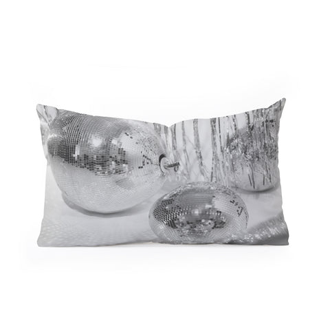 Dagmar Pels Disco Balls Glitter Party Oblong Throw Pillow
