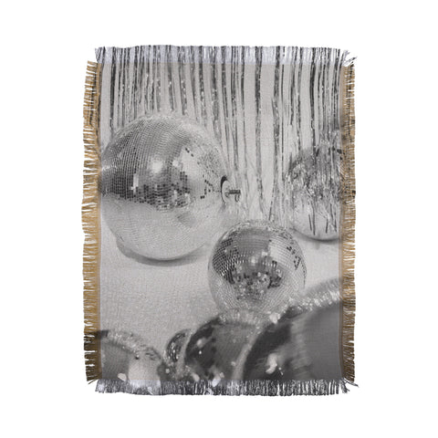 Dagmar Pels Disco Balls Glitter Party Throw Blanket