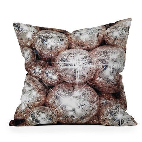 Dagmar Pels Disco Balls I Outdoor Throw Pillow
