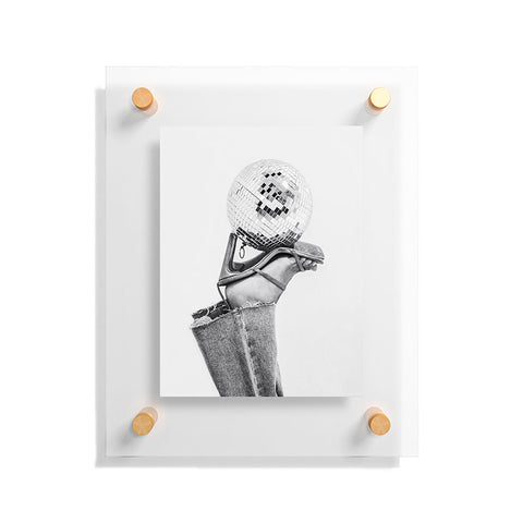 Dagmar Pels Disco Heels Trend BW Photo Floating Acrylic Print